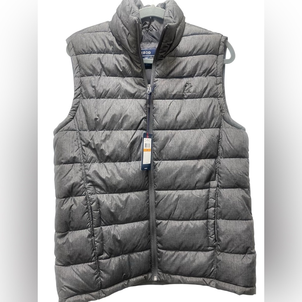 Izod Gray Quilted Puffer Vest